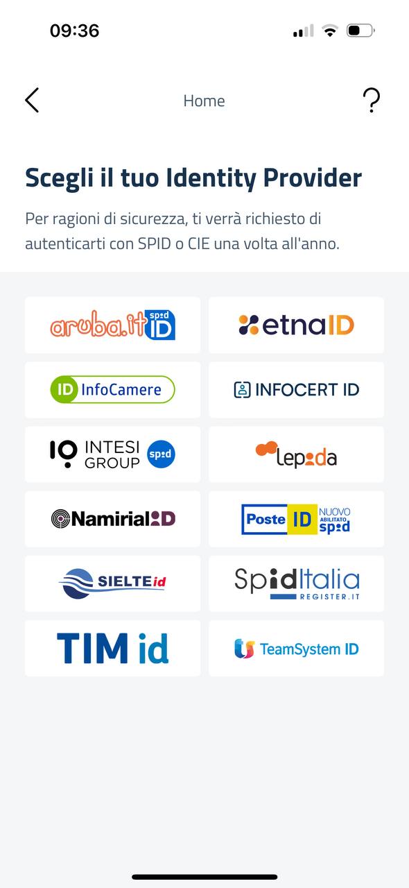 app io accesso con spid