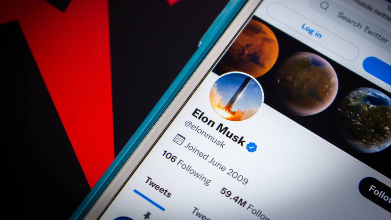 profilo elon musk su twitter