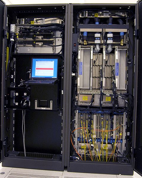 L'interno di un mainframe IBM serie Z9