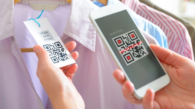 Il QR code può essere impiegato anche all'interno del settore commerciale