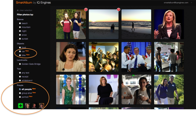 SmartAlbum di IQ Engines
