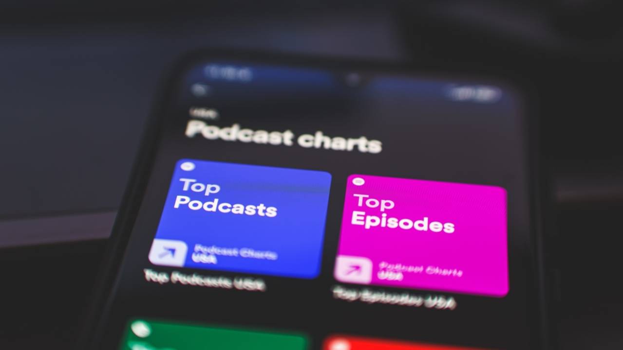 La sezione podcast di Spotify