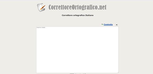 correttore ortografico online