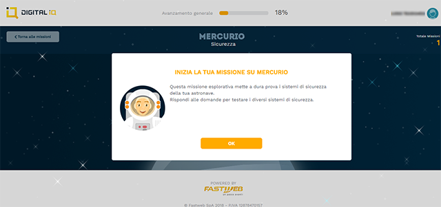 Inizio missione con Digital IQ