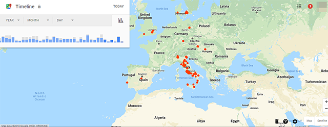 Cronologia maps