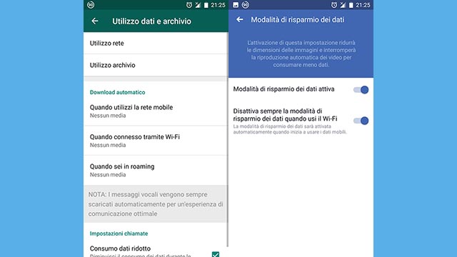 limitare utilizzo facebook e whatsapp