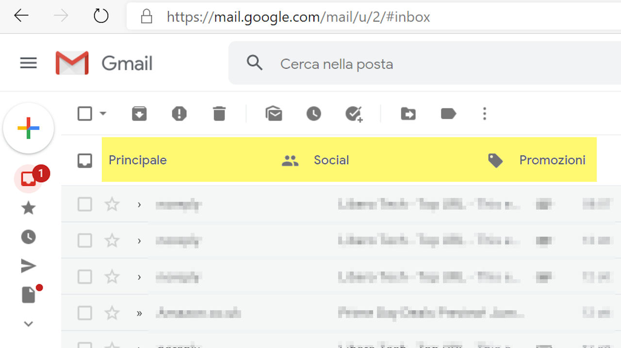 gmail filtri automatici