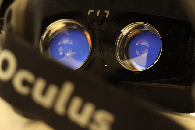 Parte interna degli Oculus Rift