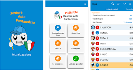Gestore asta fantacalcio app