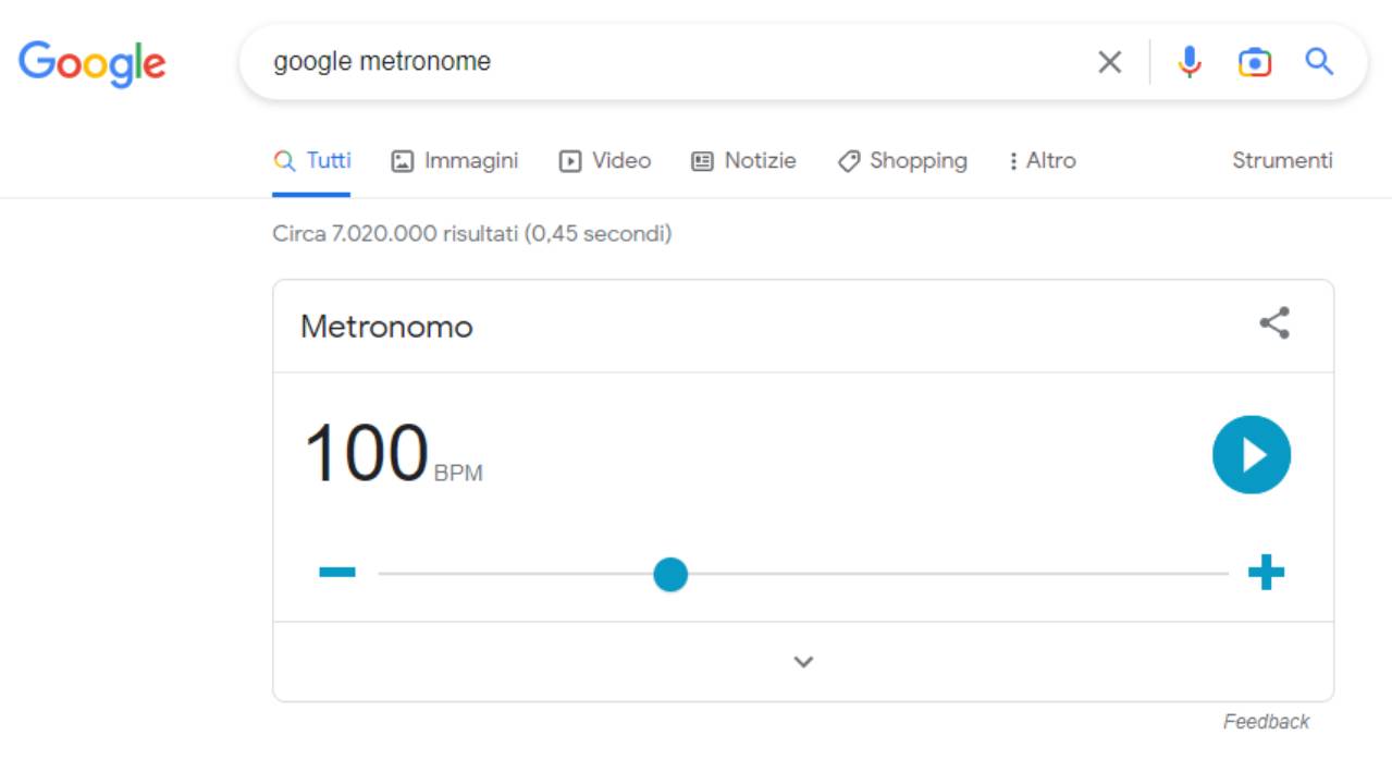 metronomo google