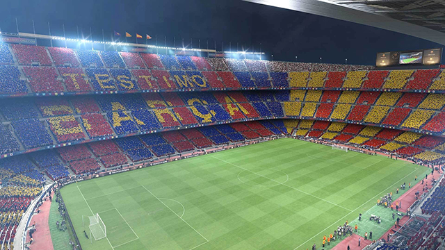 camp nou pes 2017