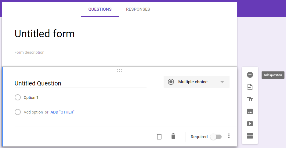 Strumenti Google Forms