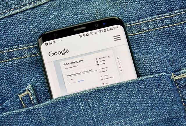 Google Forms su smartphone