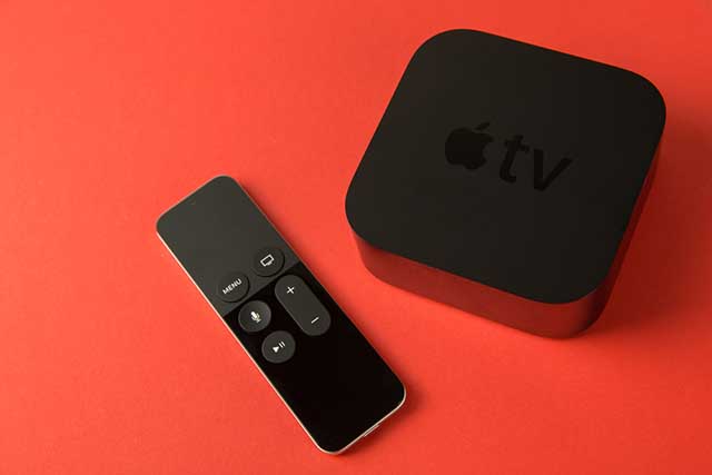 Apple TV con telecomando