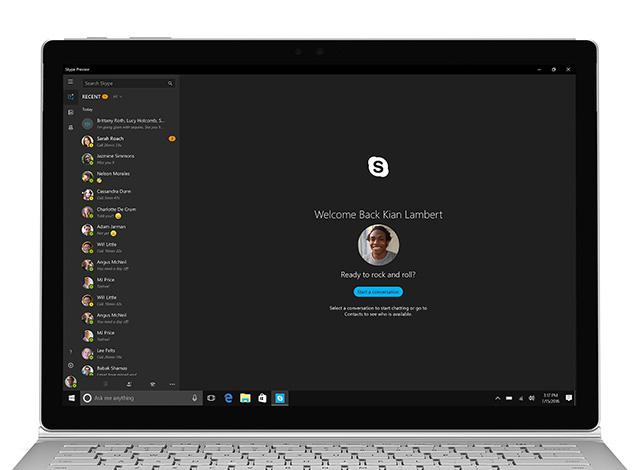 Skype su PC Microsoft