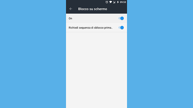 bloccare schermo android trucchi