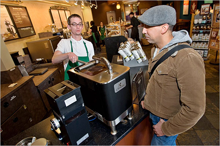 Clover, macchina da caffè smart di Starbucks