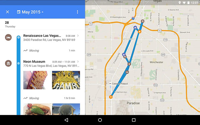 Cronologia Google Maps