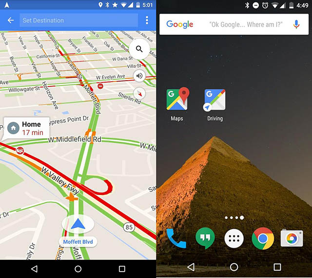 Indicazioni predittive con Google Maps