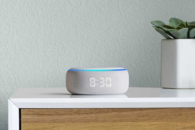 Echo dot con display LED