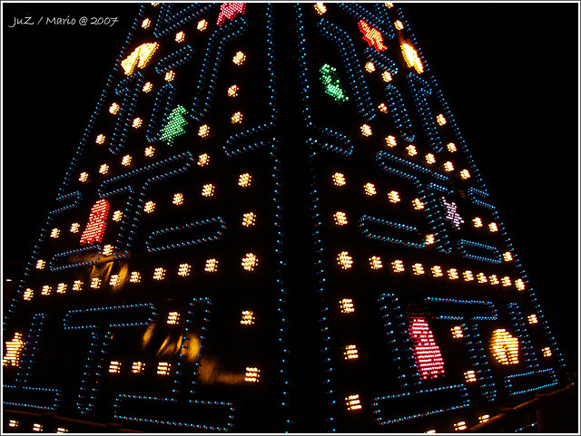 Albero di Natale celebrativo di Pacman