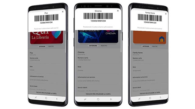 carta fedeltà samsung pay