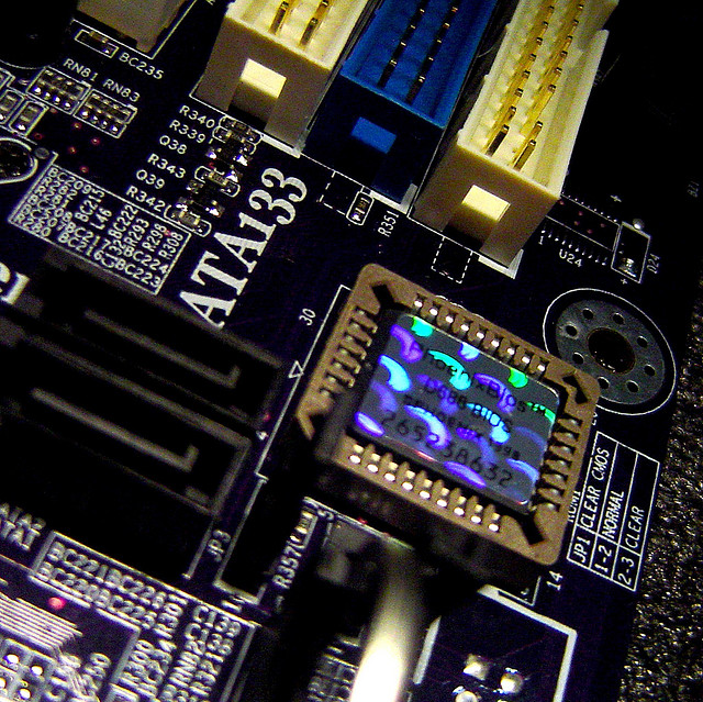 Microchip EEPROM che ospita il BIOS
