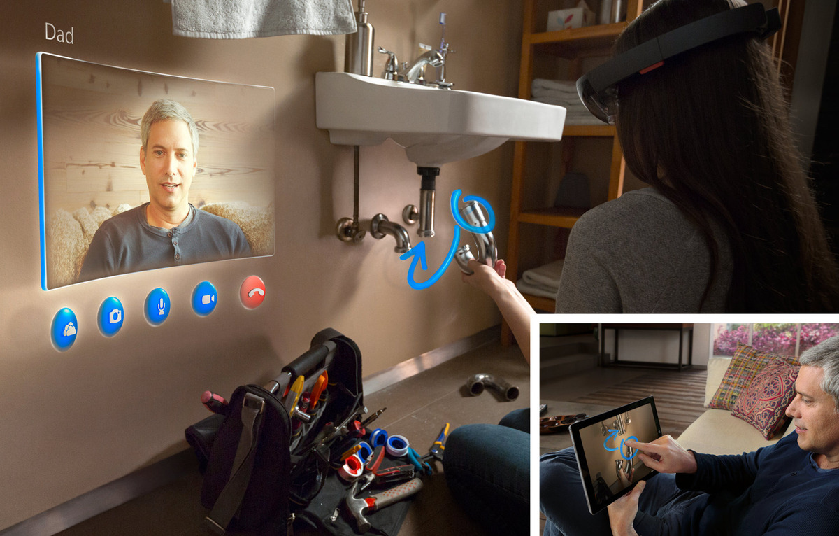 Skype su HoloLens