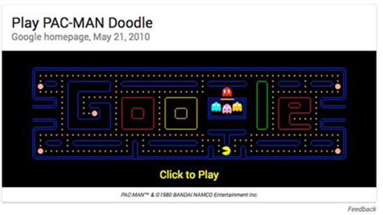 Pac-Man su Google