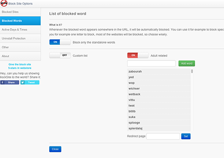 Blocksite per Chrome