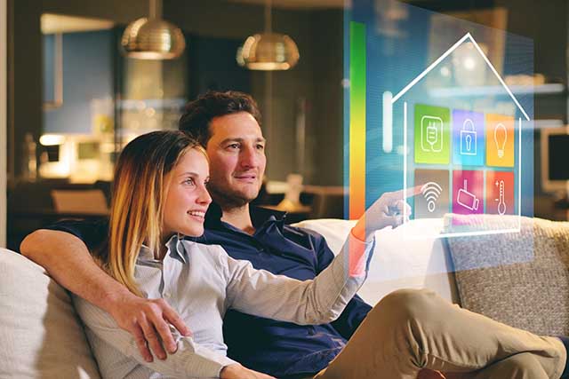 Controllare la smart home con display olografico