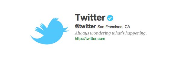Account verificato su Twitter