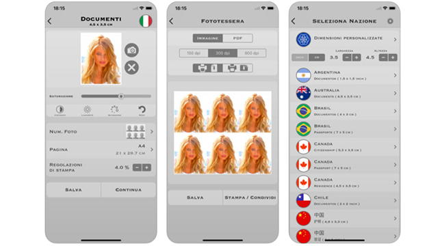 fototessere documenti app store