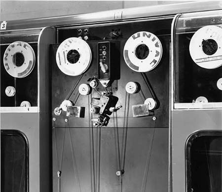 I nastri magnetici dell'UNIVAC