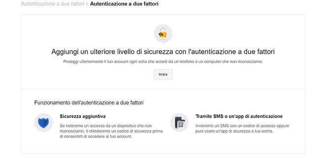 autenticazione due fattori