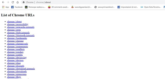 chrome about