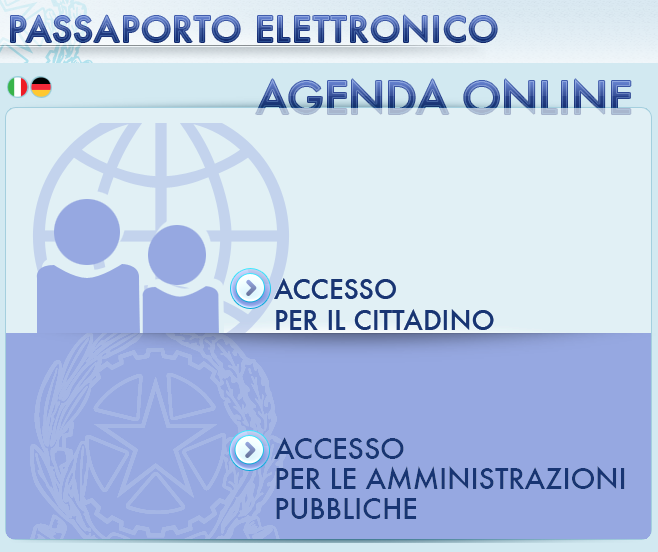 Passaporto online