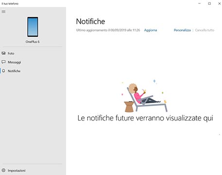 notifiche il tuo telefono