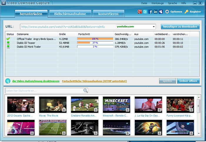 Video Download Capture