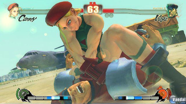 Cammy nel corso di un combattimento