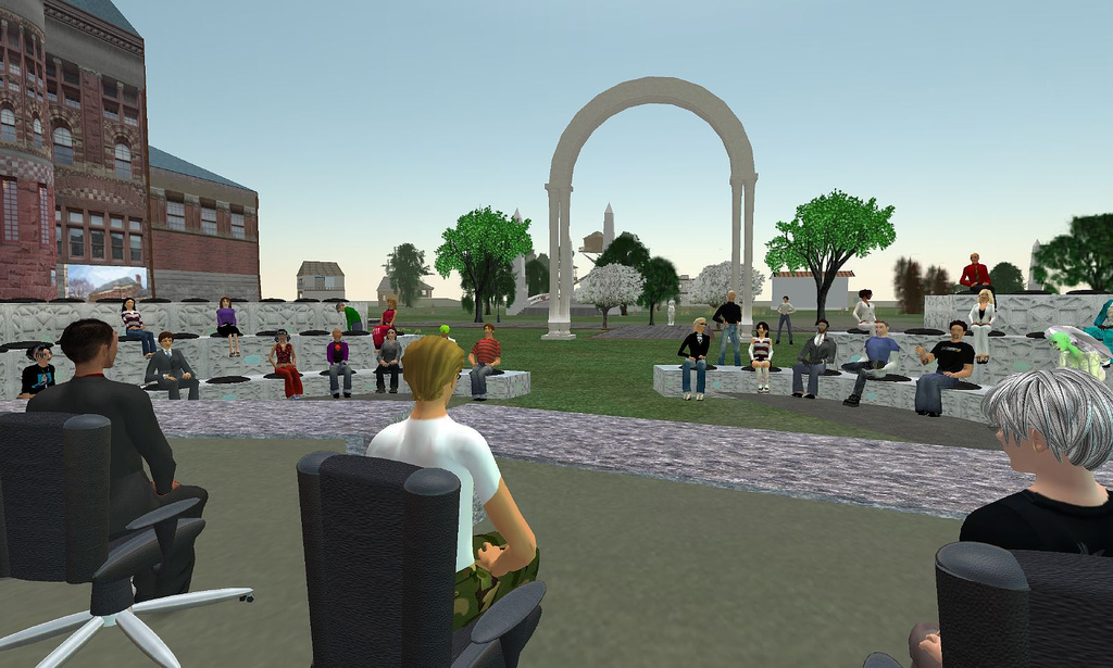 Lezione universitaria in Second Life