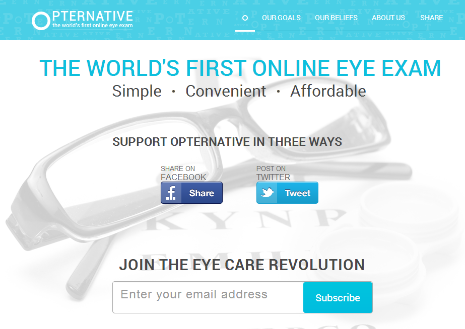 Home page di Opternative