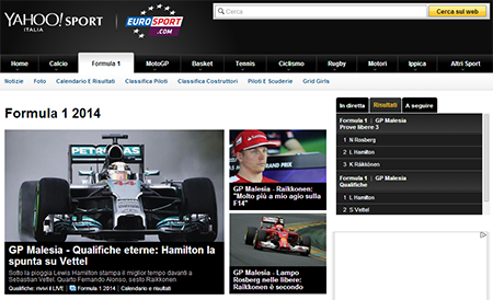 Yahoo! Sport Formula 1