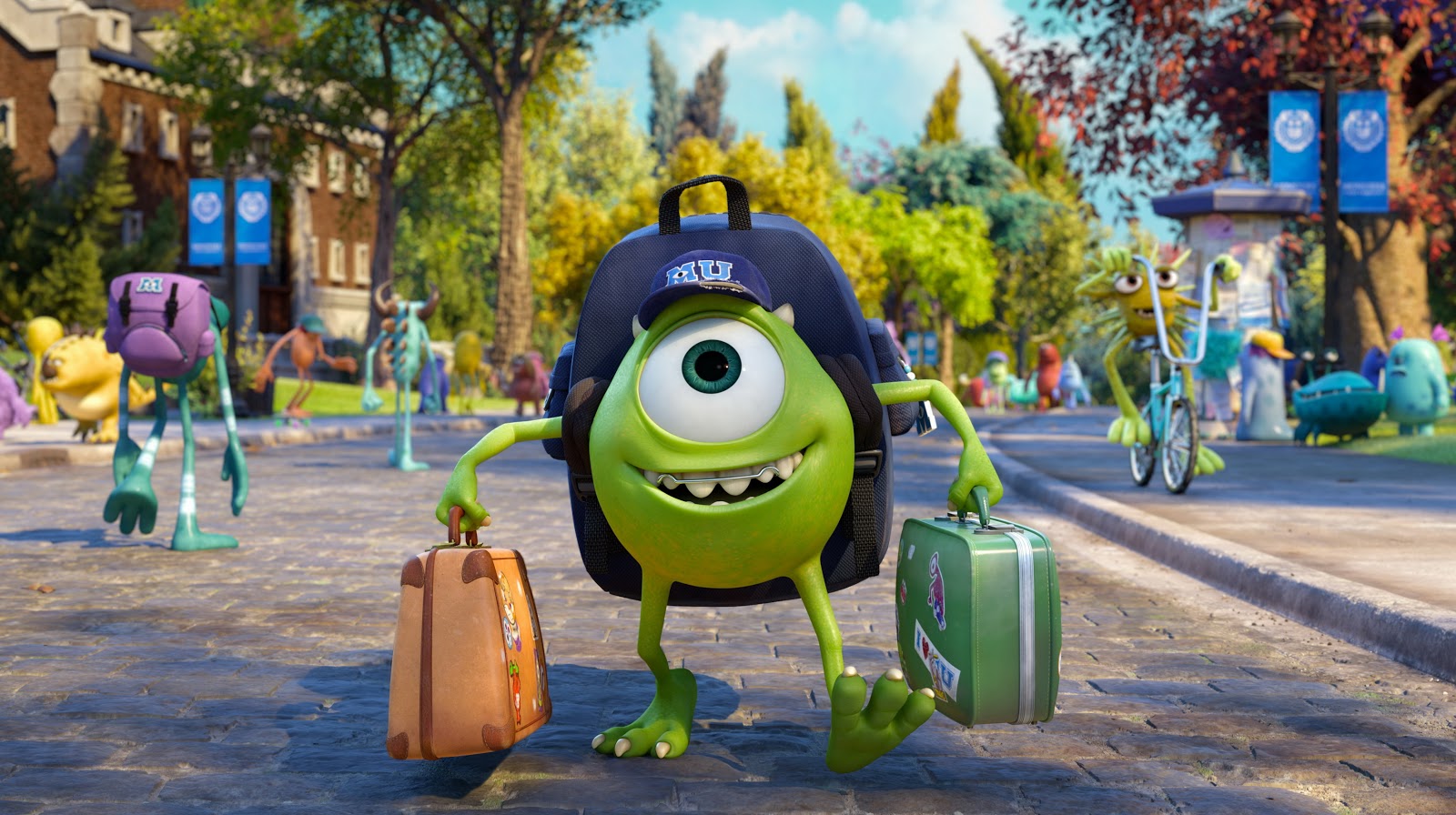 Un'immagine tratta da Monster University