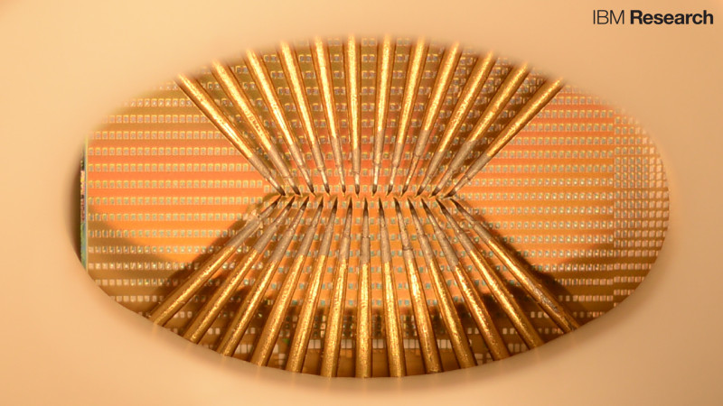 Un chip con celle di memoria a cambiamento di fase