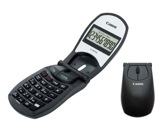 Il mouse/calcolatrice di Canon