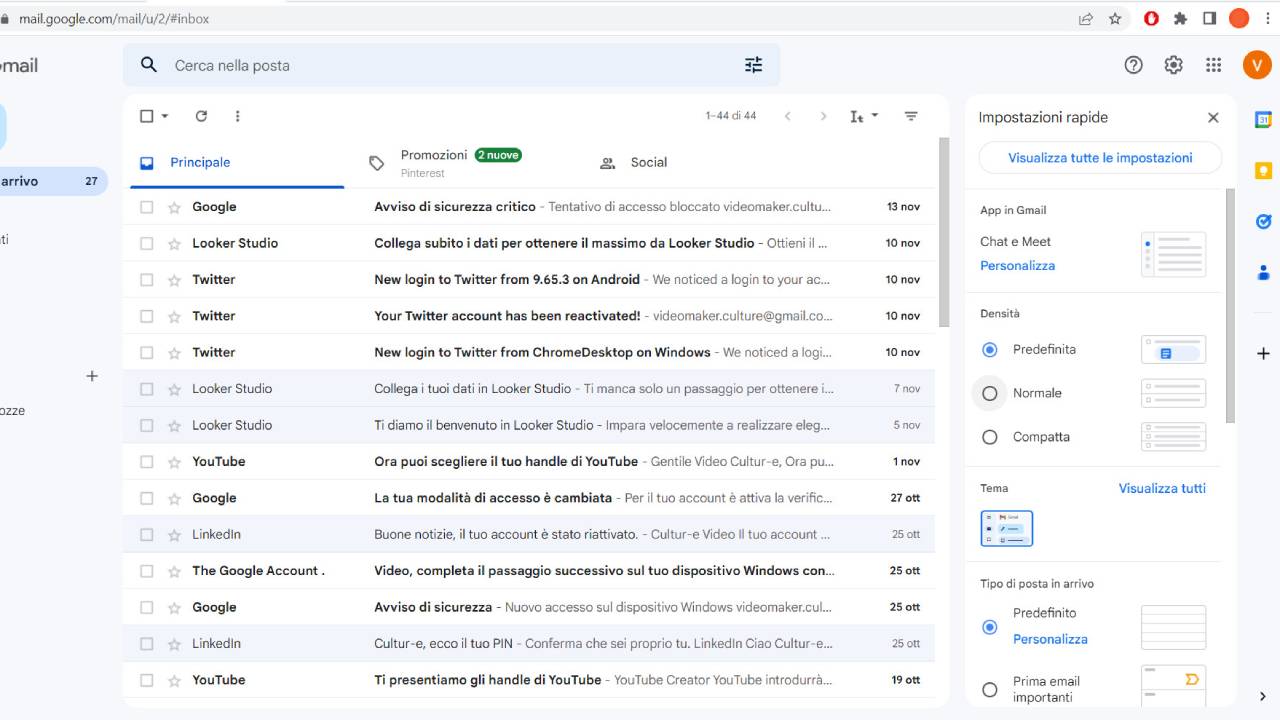 Anteprima allegati gmail