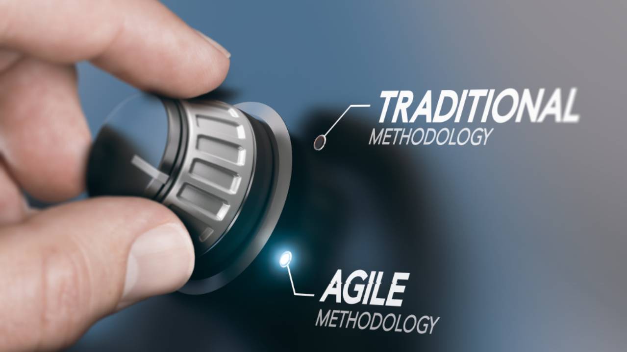 manopola che va verso metodo agile marketing