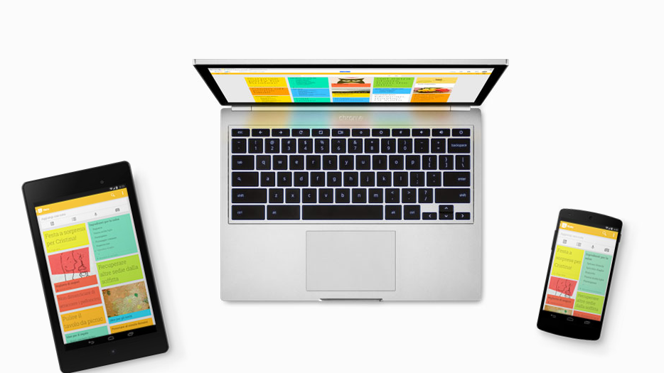 Google Keep multipiattaforma