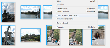 Creare un album condiviso con Picasa